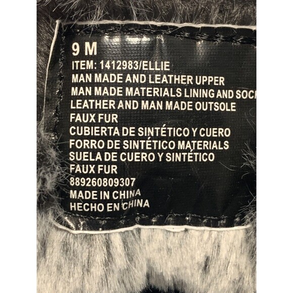 Khombu Winter Boots Womens 9 M Black Ellie Suede Faux Fur -20 Degrees Rated Cozy - Picture 15 of 16